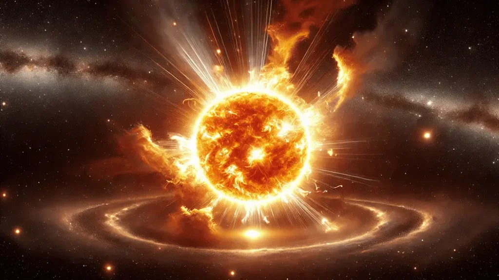 What Would Happen if the Sun Exploded - A Stunning Visual of Cosmic Energy Release