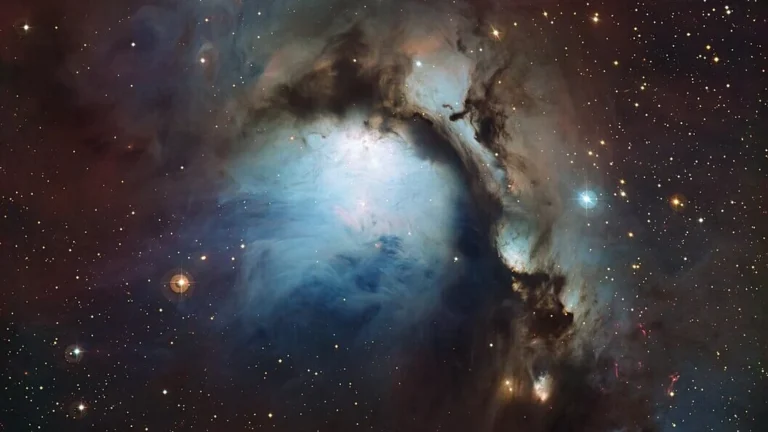 Reflection Nebula – Glowing Cloud of Interstellar Gas and Dust Which Reflects Starlight in Space