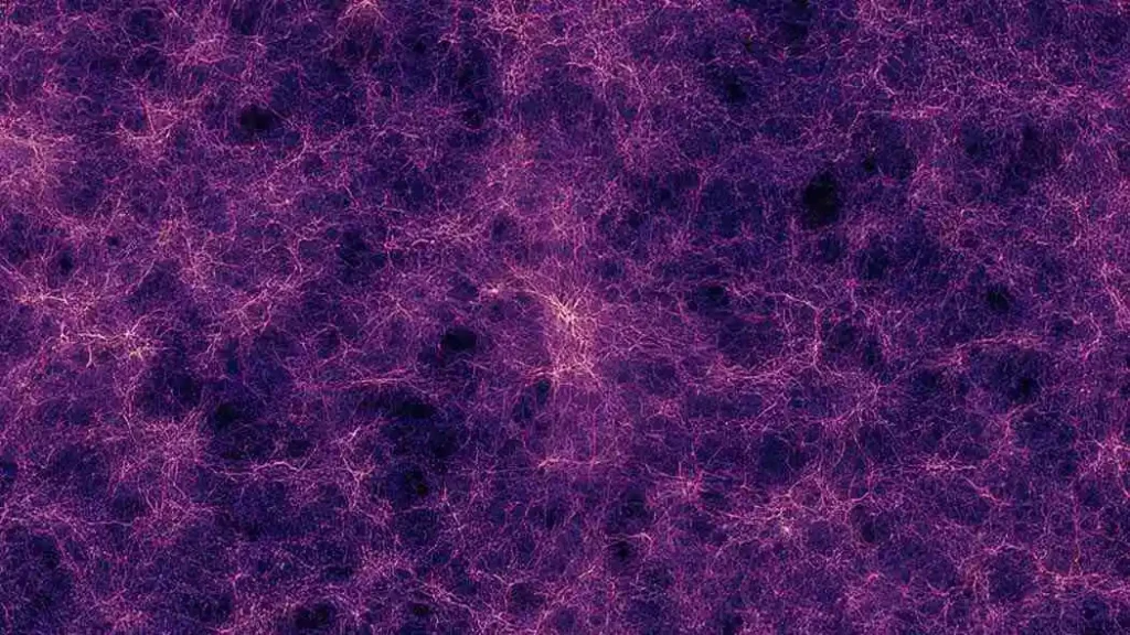 The Cosmic Web – The Universe’s Large-Scale Structure Artist’s impression of the cosmic web showing the large-scale structure of the universe with dark matter threads.