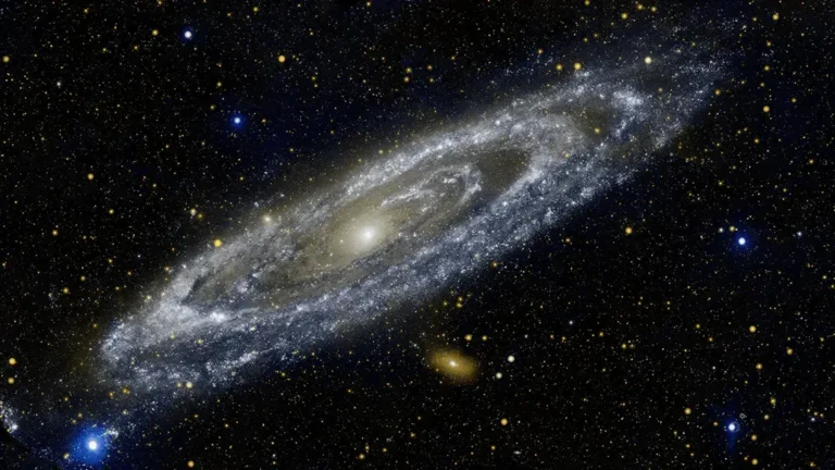 An image of Andromeda Galaxy for “how far away is the Andromeda Galaxy”.