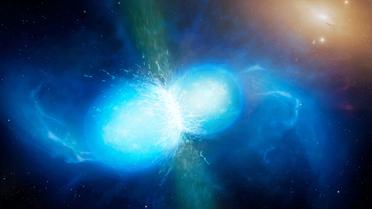 Neutron star collision - what is the hottest thing in the universe, reaching extreme temperatures.